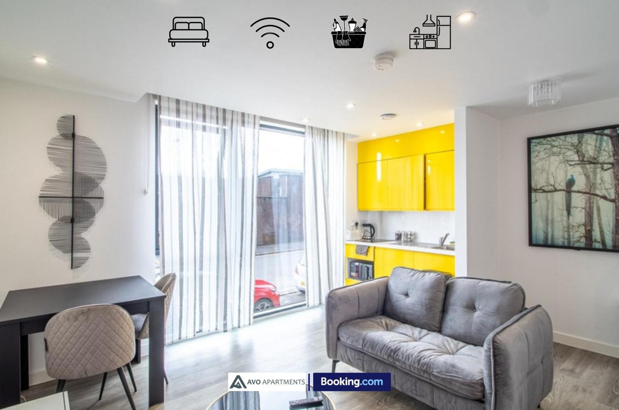 City Center Studio Apartments By Avo Apartments シェフィールド エクステリア 写真